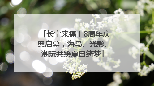 长宁来福士8周年庆典启幕，海岛、光影、潮玩共绘夏日绮梦