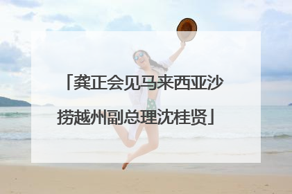 龚正会见马来西亚沙捞越州副总理沈桂贤