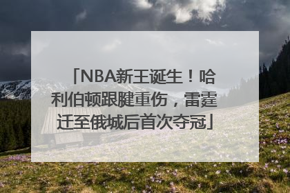 NBA新王诞生！哈利伯顿跟腱重伤，雷霆迁至俄城后首次夺冠